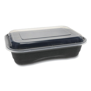 Pactiv Evergreen Earthchoice Versa2go Microwaveable Containers, 36 Oz, 8.4 X 5.6 X 2, Black-clear, 150-carton freeshipping - TVN Wholesale